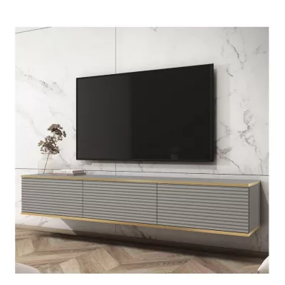 REFUGIO TV-Ständer - 175 cm, grau