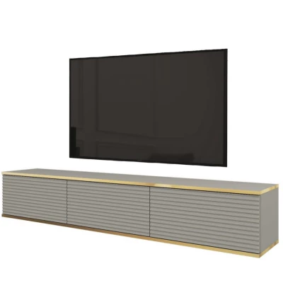 REFUGIO TV-Ständer - 175 cm, grau
