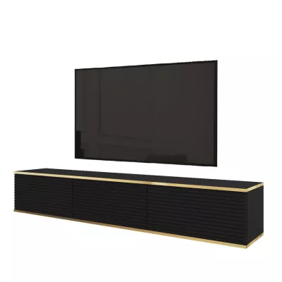 REFUGIO TV-Ständer - 175 cm, schwarz