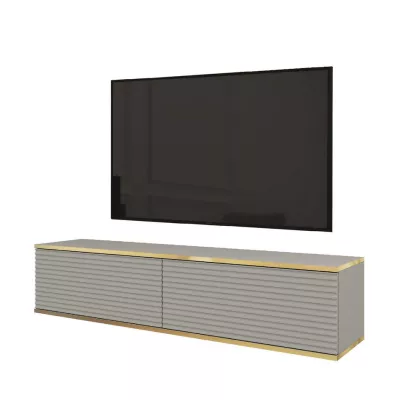 REFUGIO TV-Ständer - 135 cm, grau
