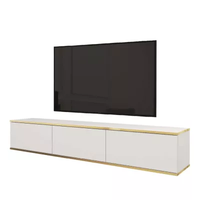 TV-Ständer REFUGIO - 175 cm, weiß