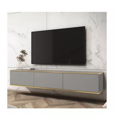 TV-Ständer REFUGIO - 175 cm, grau