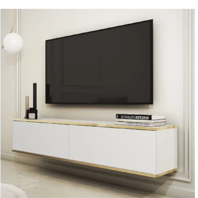 TV-Ständer REFUGIO - 135 cm, weiß