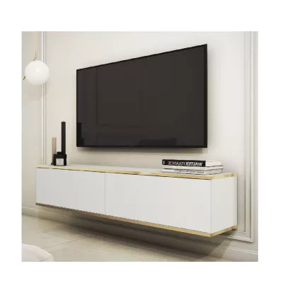 TV-Ständer REFUGIO - 135 cm, weiß