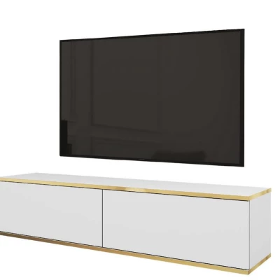 TV-Ständer REFUGIO - 135 cm, weiß