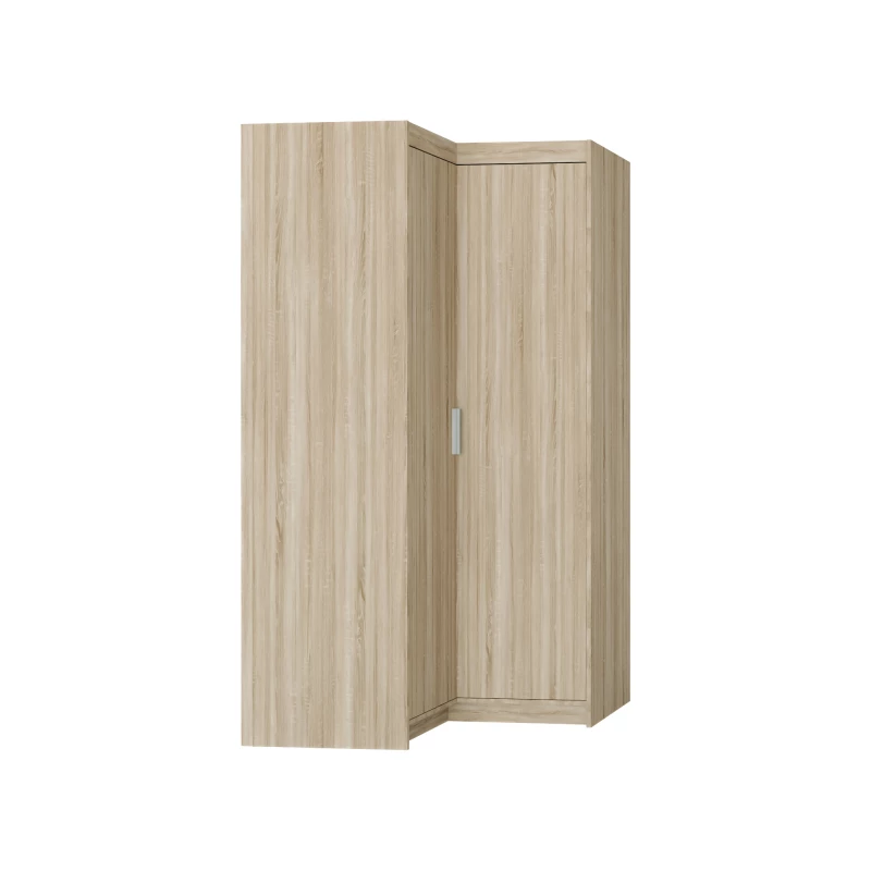 Eckschrank 98 PILINA mit Regalböden – Sonoma-Eiche
