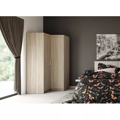 Eckschrank 98 PILINA mit Regalböden – Sonoma-Eiche