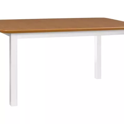 Esstisch BENEDIKT 2S – Kastanie/Weiß
