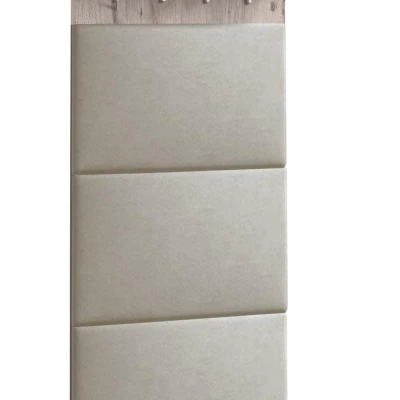 Garderobenständer mit Polsterpaneelen TELA - Wellington Eiche / Beige