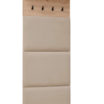 Garderobenständer mit Ablage FLORENCIA - Hickory Jackson / Beige