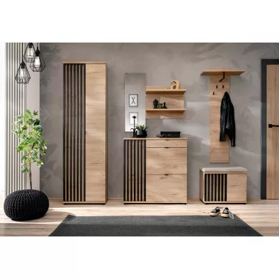 Flurwand FLORENCIA 3 - Hickory Jackson / Schwarz