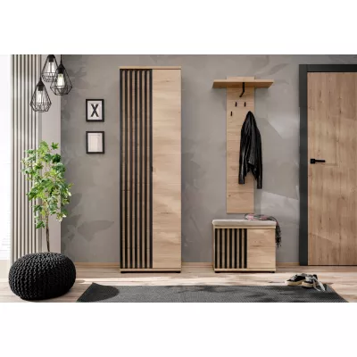 Flurwand FLORENCIA 2 - Hickory Jackson / Schwarz