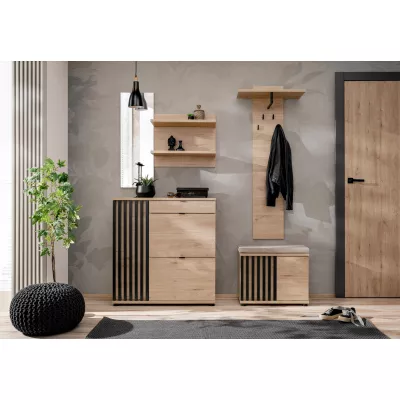 Flurwand FLORENCIA 1 - Hickory Jackson / Schwarz