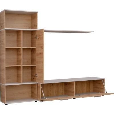 Wohnzimmerwand JELENA – Artisan Eiche