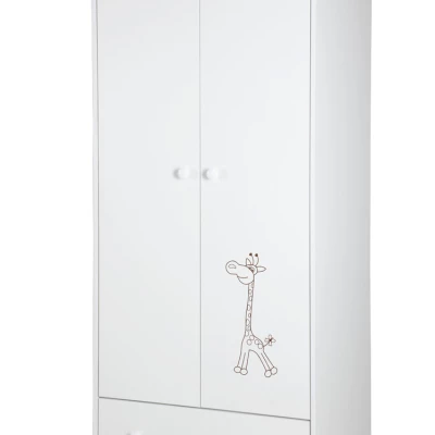 Garderobe 80 MISTY - weiß