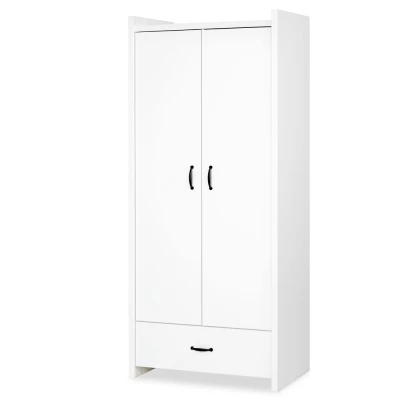 Kleiderschrank 80 ALABANA - weiß