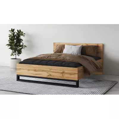 Doppelbett 160x200 BULLARD - Wotan-Eiche