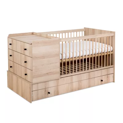 Kinderbett 80x120 CORNY - Buche