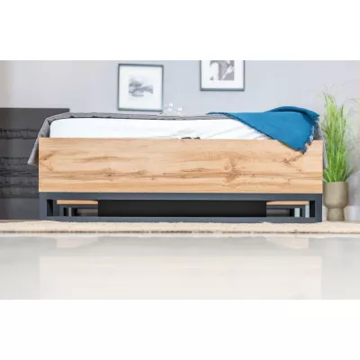 Doppelbett 180x200 BULLARD - Wotan-Eiche