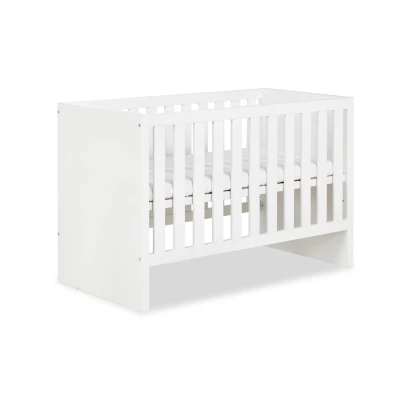 Kinderbett 60x120 ALABANA mit Schutzgitter - weiß