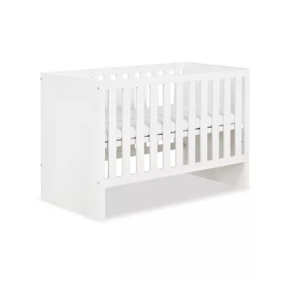 Kinderbett 60x120 ALABANA mit Schutzgitter - weiß