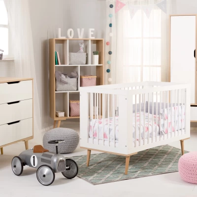 Babybett 60x120 BRELA - weiß