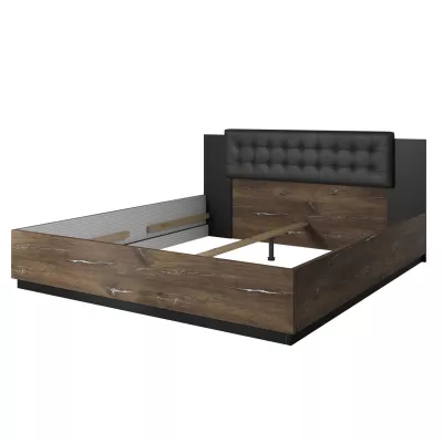 Doppelbett 180x200 LJUBA - Eichen-Flagstaff