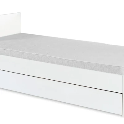 Kinderbett 90x200 AGIRA mit Schublade - weiß