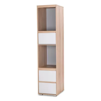 AGIRA Regal mit Schubladen – Buche/Grau