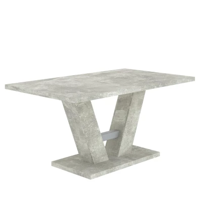 Ausziehbarer Esstisch BEVERLY - Beton