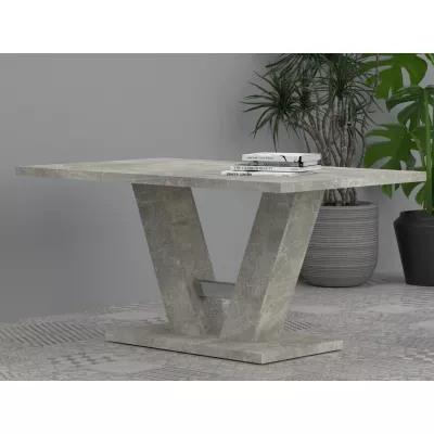 Ausziehbarer Esstisch BEVERLY - Beton