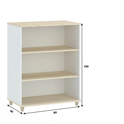 WALLER Bücherregal - weiß