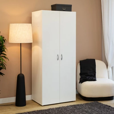 Zweitüriger Kleiderschrank 74 cm RICHLAND - weiß