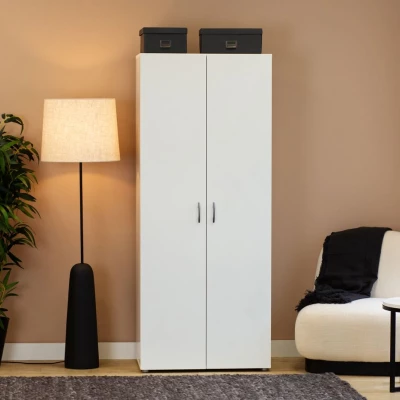 Zweitüriger Kleiderschrank 74 cm RICHLAND - weiß