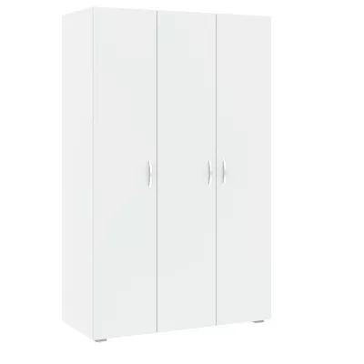 Dreitüriger Kleiderschrank 111 cm RICHLAND - weiß