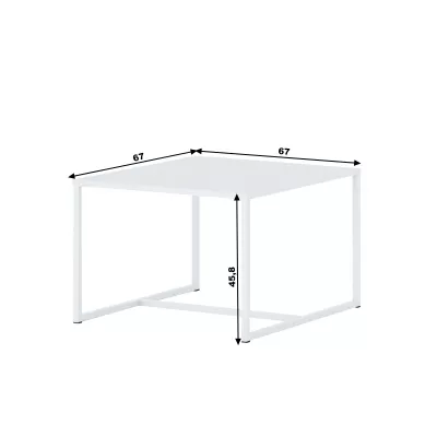 Couchtisch AVERY 1 - weiß