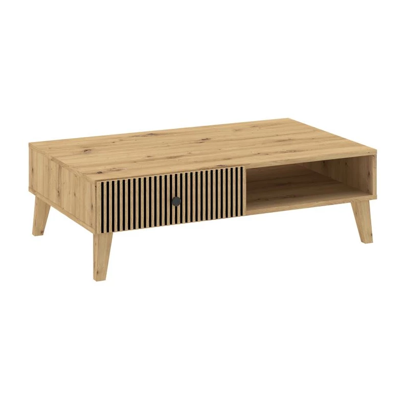 HEWITT Couchtisch mit Schublade – Artisan Eiche