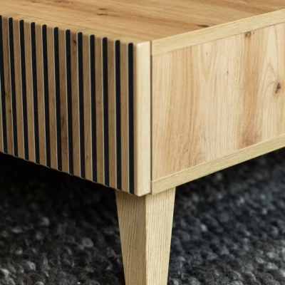 HEWITT Couchtisch mit Schublade – Artisan Eiche