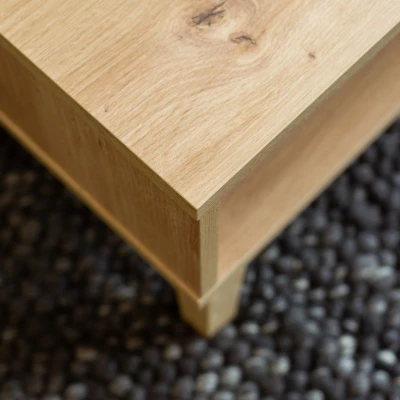 HEWITT Couchtisch mit Schublade – Artisan Eiche