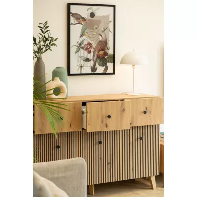 HEWITT breite kombinierte Kommode - Artisan Eiche