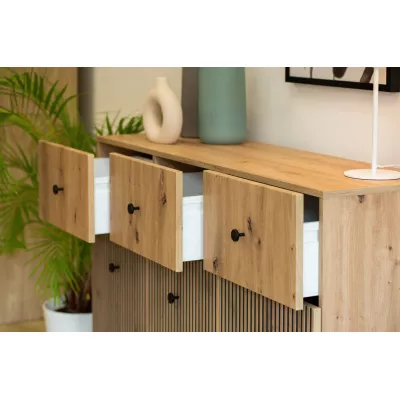 HEWITT breite kombinierte Kommode - Artisan Eiche