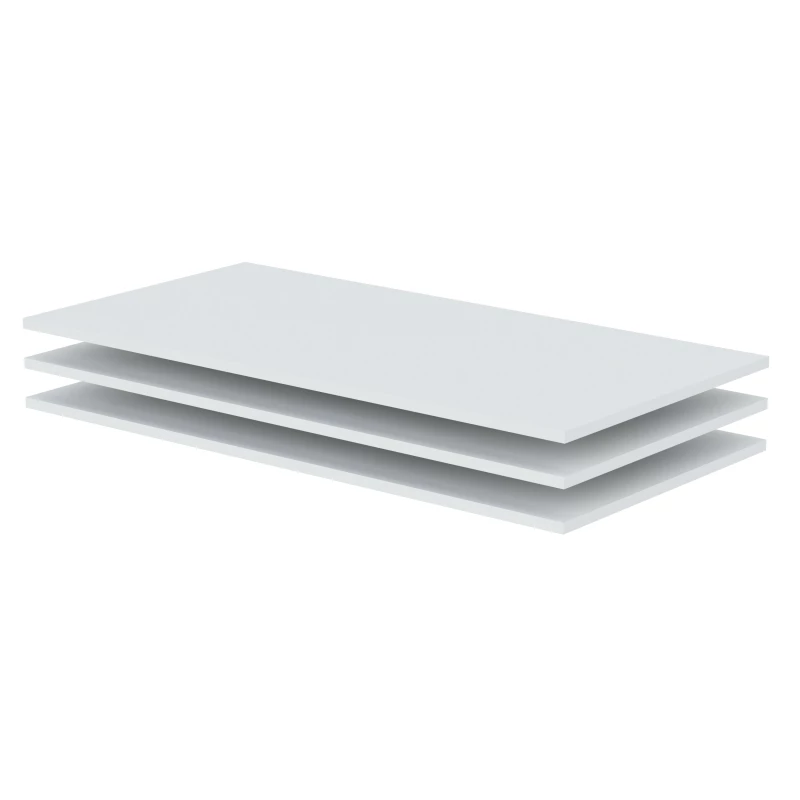 Set 3x Regalboden für Kleiderschrank 200 cm RANDLER – Weiß