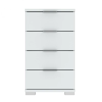 Schmale Kommode PRIMERA - weiß