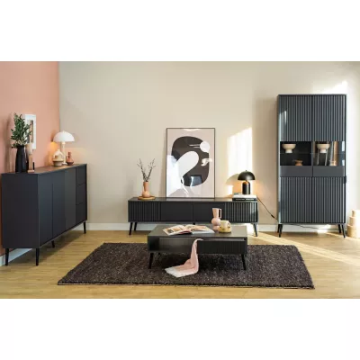 JEWETT Couchtisch mit Schublade - Anthrazit