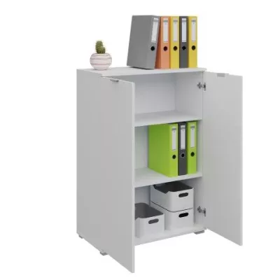 Kommode mit 2 Türen KOSSE - weiß