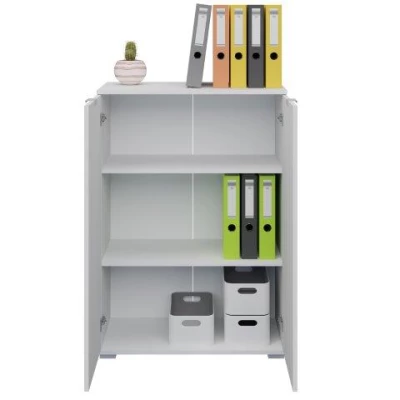 Kommode mit 2 Türen KOSSE - weiß
