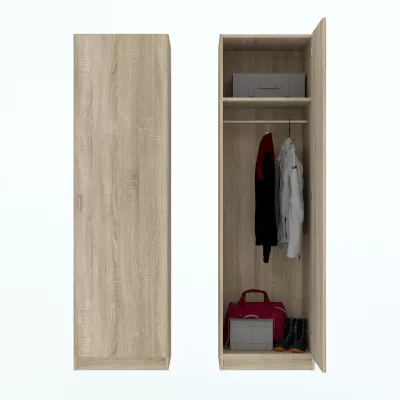 Schmale Flurgarderobe 51 cm ROSHARON - Sonoma-Eiche
