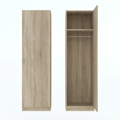Schmale Flurgarderobe 51 cm ROSHARON - Sonoma-Eiche