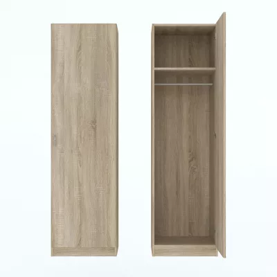 Schmale Flurgarderobe 51 cm ROSHARON - Sonoma-Eiche