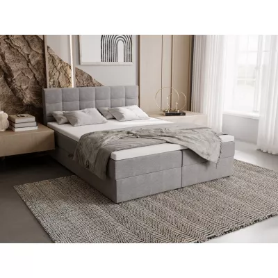 Polsterbett 180x200 ELSIE 1 mit Stauraum - grau